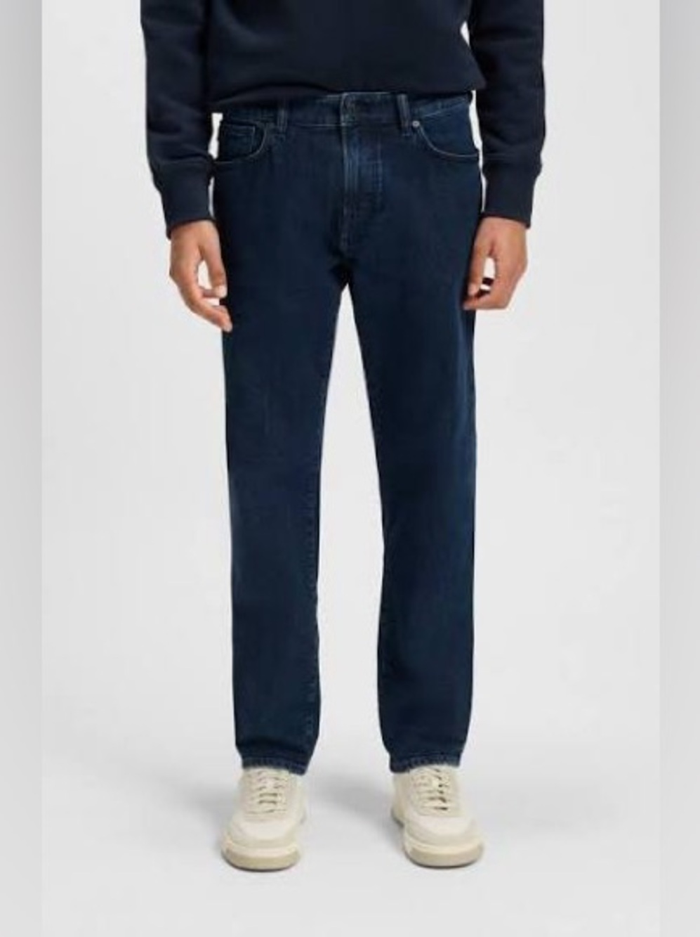 Hugo Boss Maine Dark Blue Straight Jeans 36 x 31